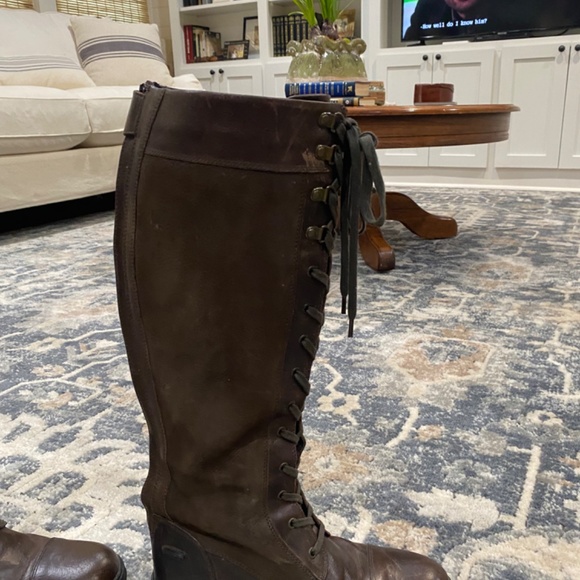 Lace up riding knee high field boots - Picture 3 of 8